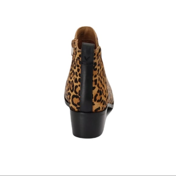 Vionic Leopard Hope Clara Bootie Chelsea bootie cow hair 8 Water-Resistance NIB - Picture 11 of 13